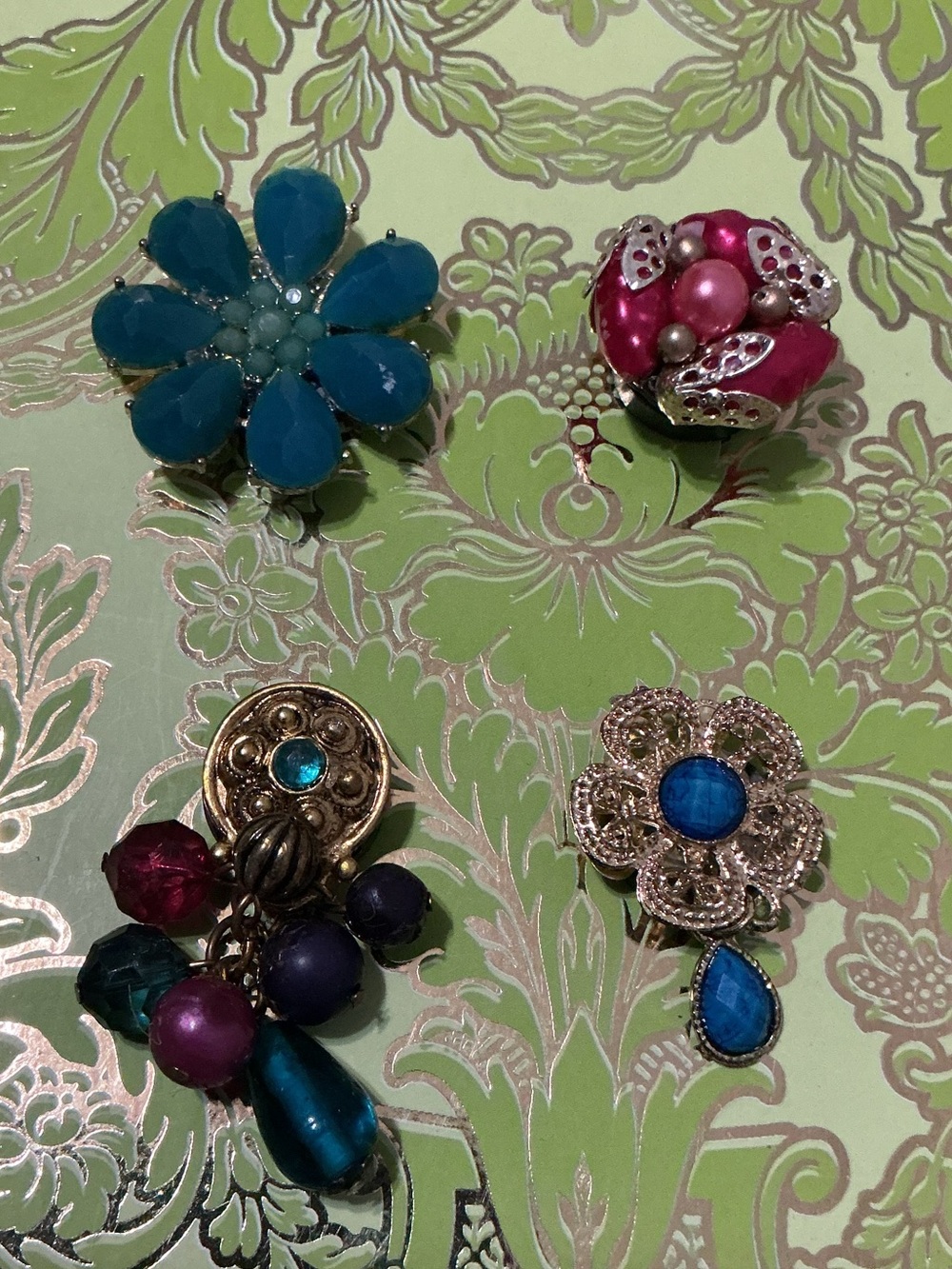 4 Repurposed Jewelry Magnets